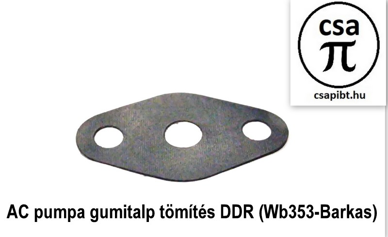 AC pumpa gumitalp DDR (Wb353-Barkas)